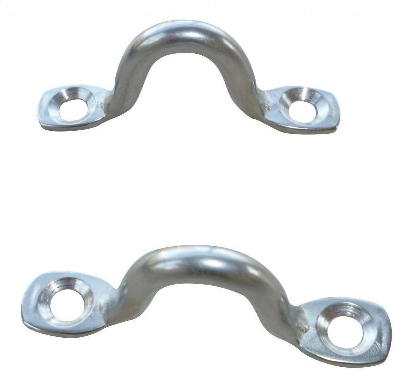 (2) Bimini Top Sizetraps 1" Wide For 36", 46" 54" High Sizetainless Sizeteel Eye Hooks