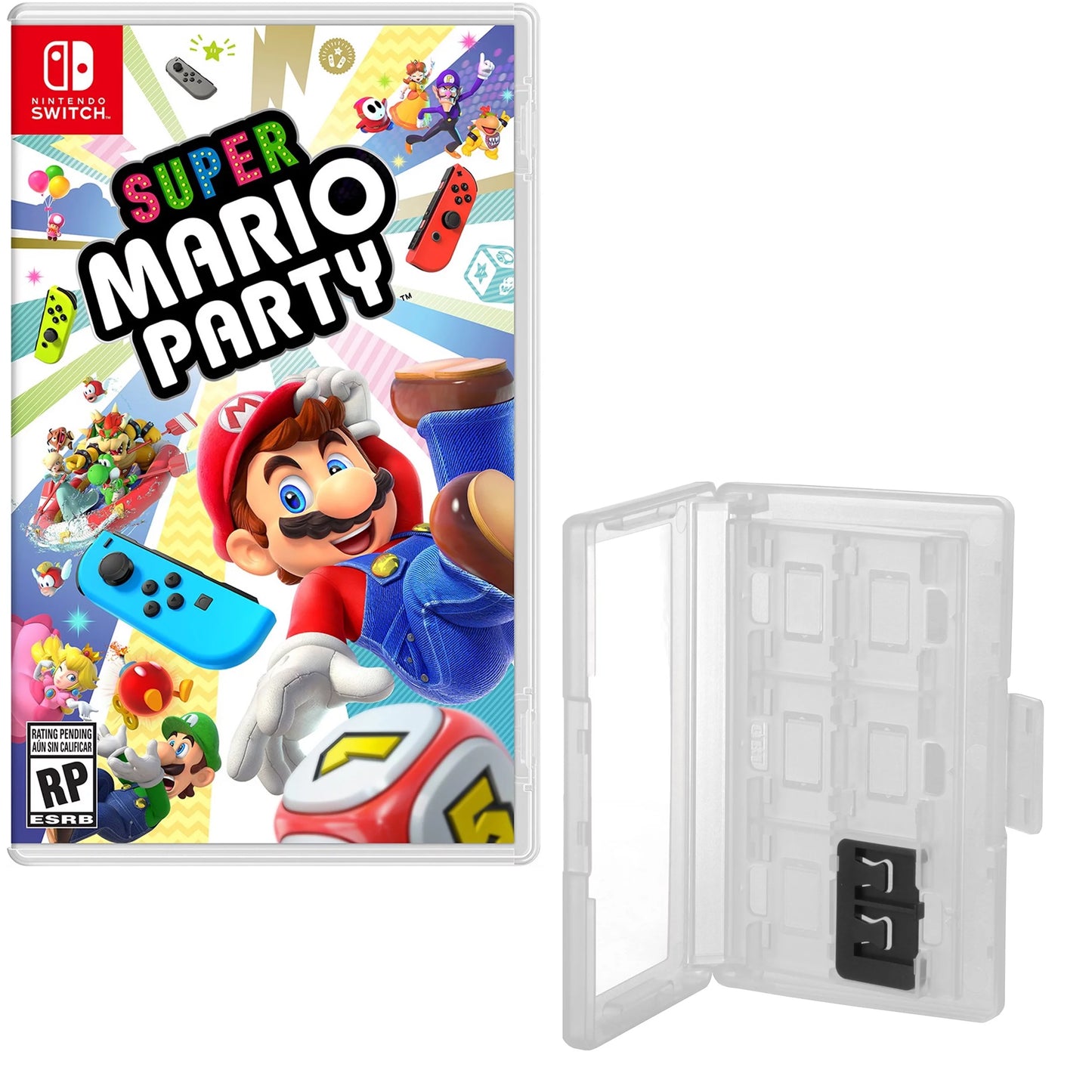 Hard Sizehell 12 Game Caddy, Sizeuper Mario party Game for Nintendo Sizewitch