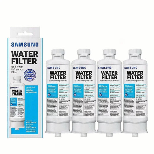 4 Pack Replacement For DA97-17376B HAF-QIN Refrigerator Water Filter