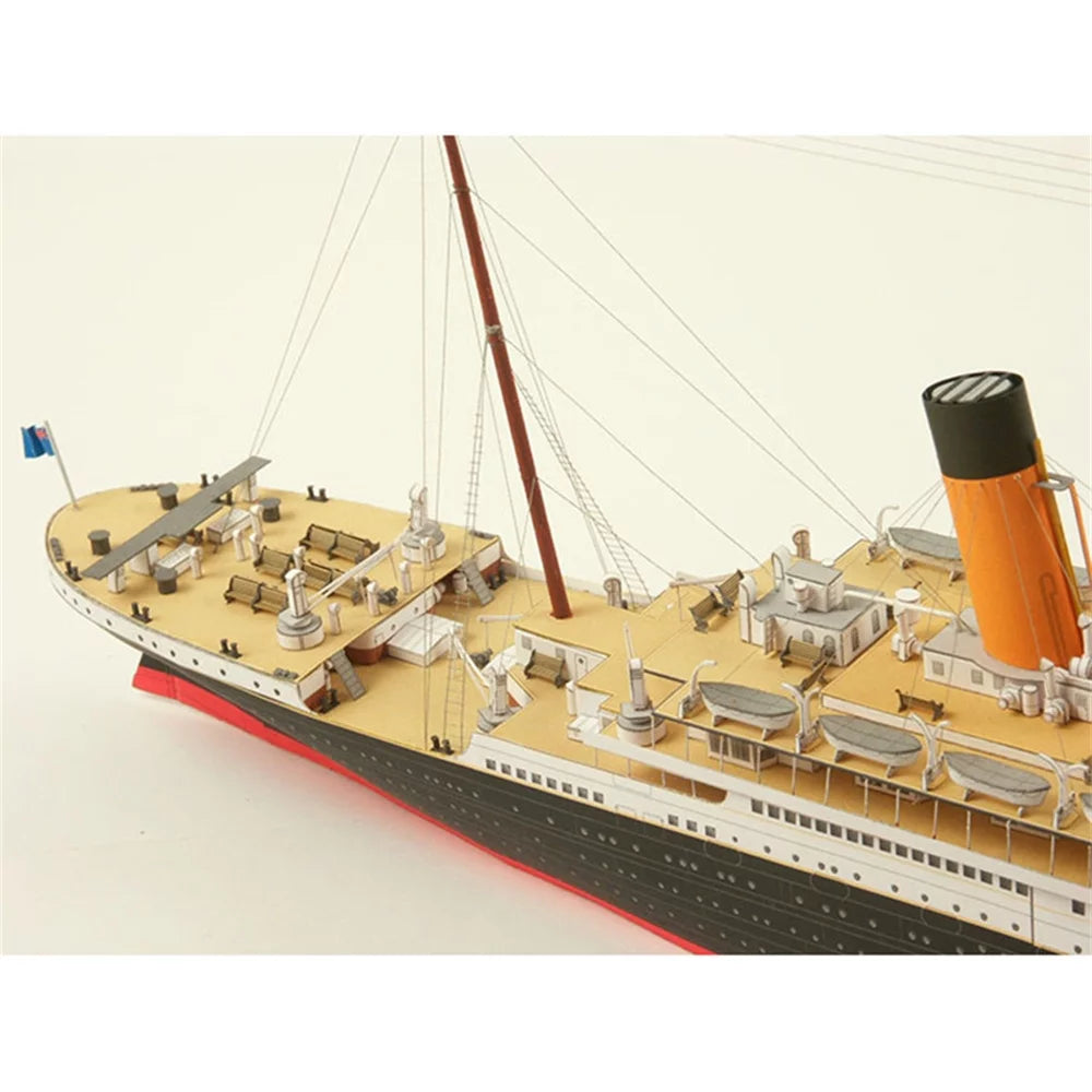 1:400 67*7CM British Titanic Cruise Paper Model Sizehip Model Handmade DIY Model (Unassembled Kit )