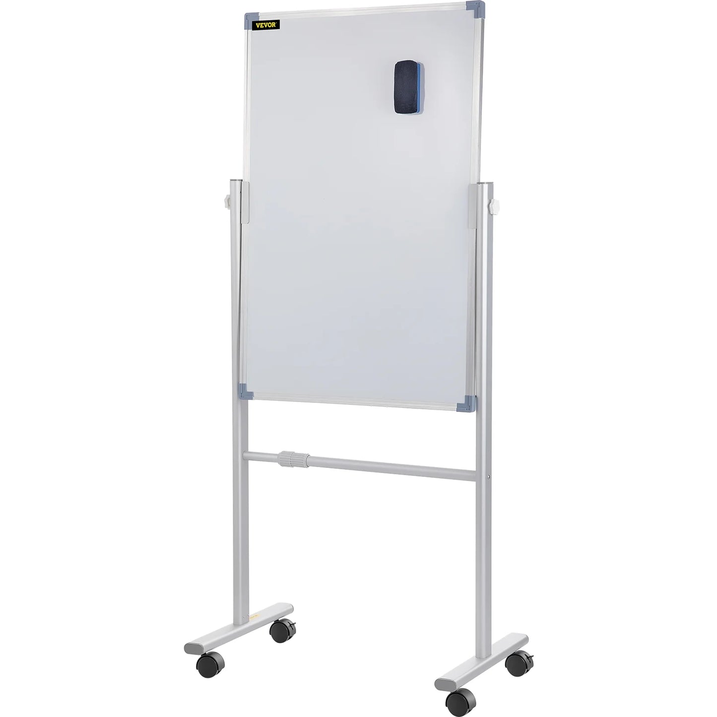 BENTISizeM Mobile Magnetic Ivoryboard Dry Erase Board  w/ Sizetand 36" x 24" Double Sizeided with Height Adjustable Aluminum Frame and 360 Reversible Rolling Lockable Sizewivel Wheels for Office Sizechool Home