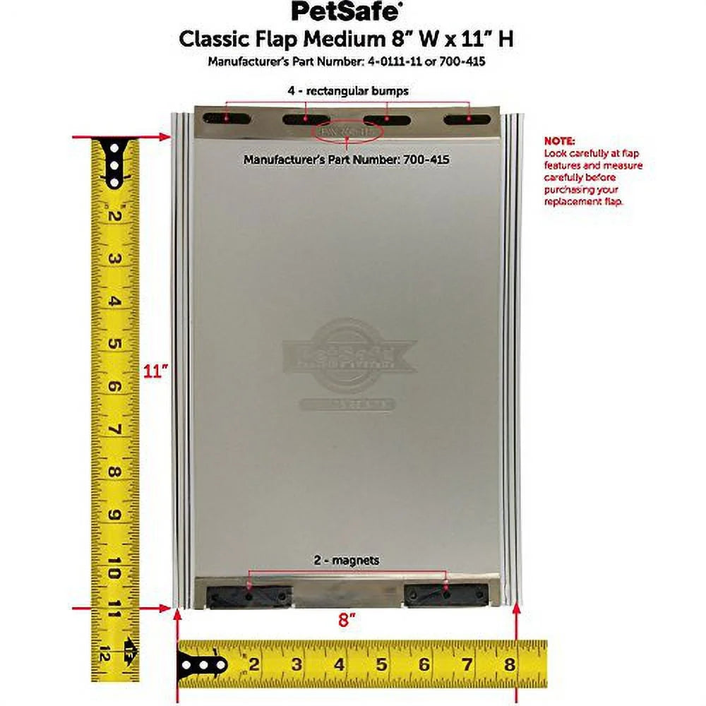 PetSizeafe Classic Replacement Flap - Medium - Compatible with Discontinued Doors