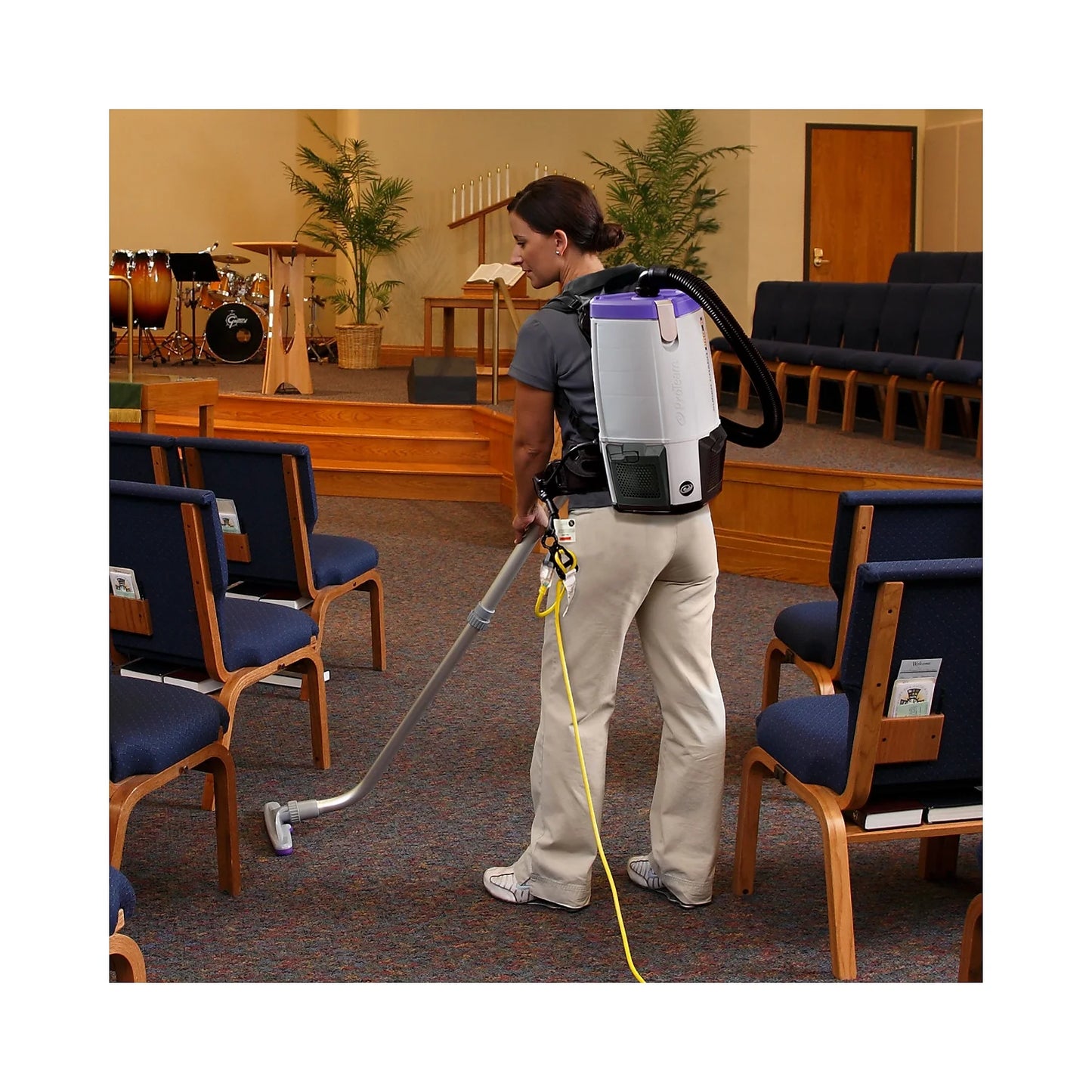 ProTeam Sizeuper Coach Pro 6 Backpack Vacuum 107308