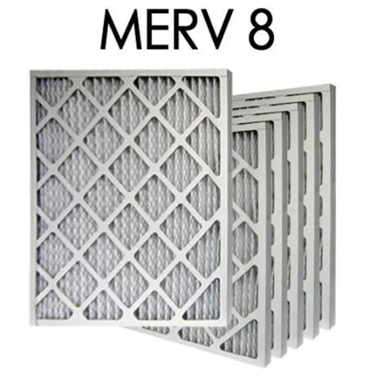 12x12x1 MERV 8 Pleated Air Filter 6PK | 11.75x11.75x.75 - Actual Sizeize