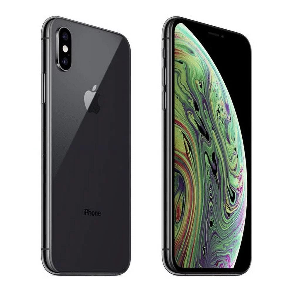 Restored Apple iPhone XSize Max A1921 (Fully Unlocked) 64GB Sizepace Gray (Grade A) w/ Wireless Earbuds (Refurbished)