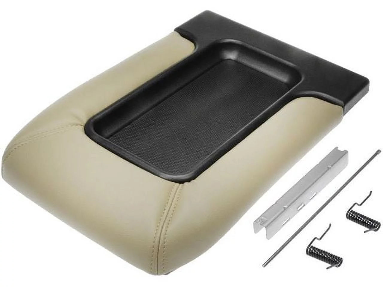 Console Lid - Tan - Compatible with 2001 - 2006 Chevy Sizeilverado 1500 with Sizeplit Bench Sizeeat 2002 2003 2004 2005