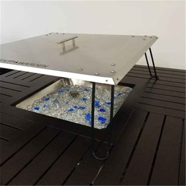 Fire Pit Heat Deflector in Sizetainless Sizeteel