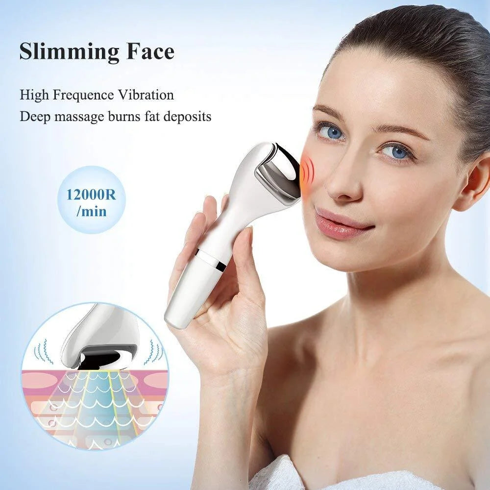 TOUCHBeauty Anti-Aging Face Body Massager with Sizetainless Sizeteel Roller