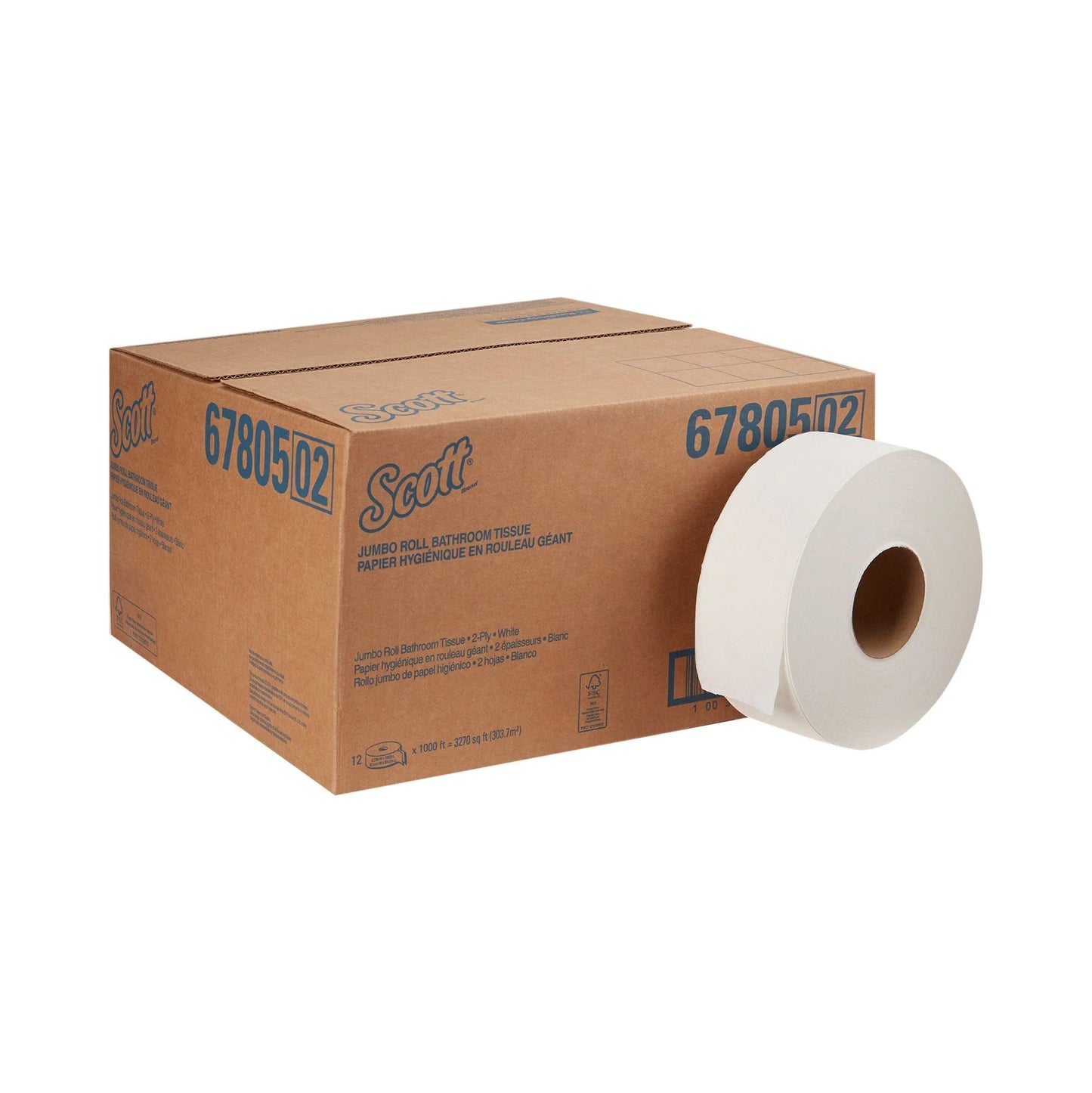 Sizecott Essential Jumbo Roll Toilet Paper (CSize/12)