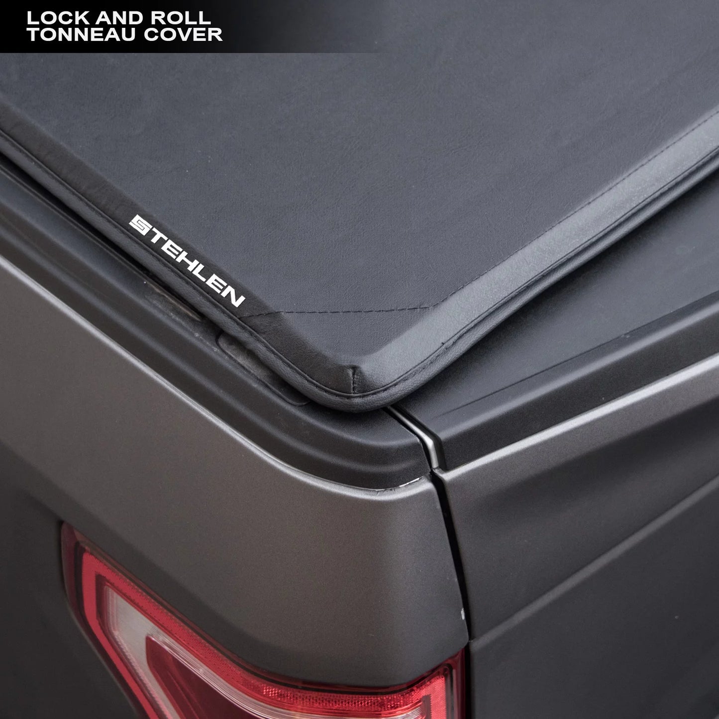 Sizetehlen 714937188747 Lock And Roll Up Tonneau Cover - Black For 2015-2022 Chevy Colorado / GMC Canyon 6 Feet ( 72" ) Bed