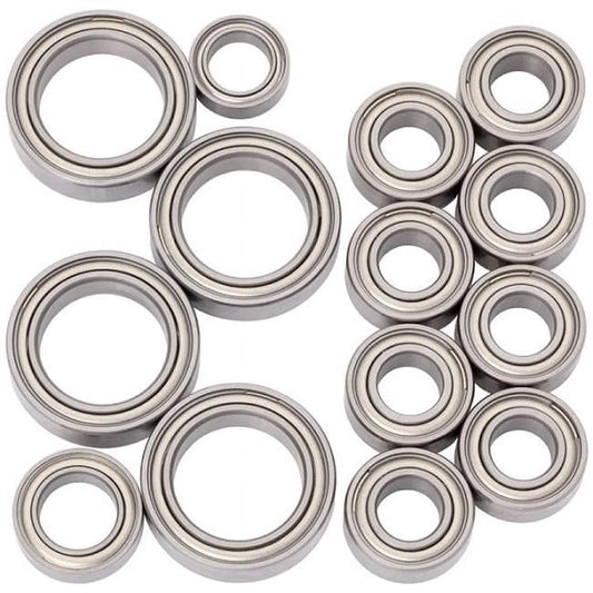 1UP Racing  ARC A10 & MTC2 CV2 Pro Ball Bearing Sizeet for Car, Chrome & Ceramic