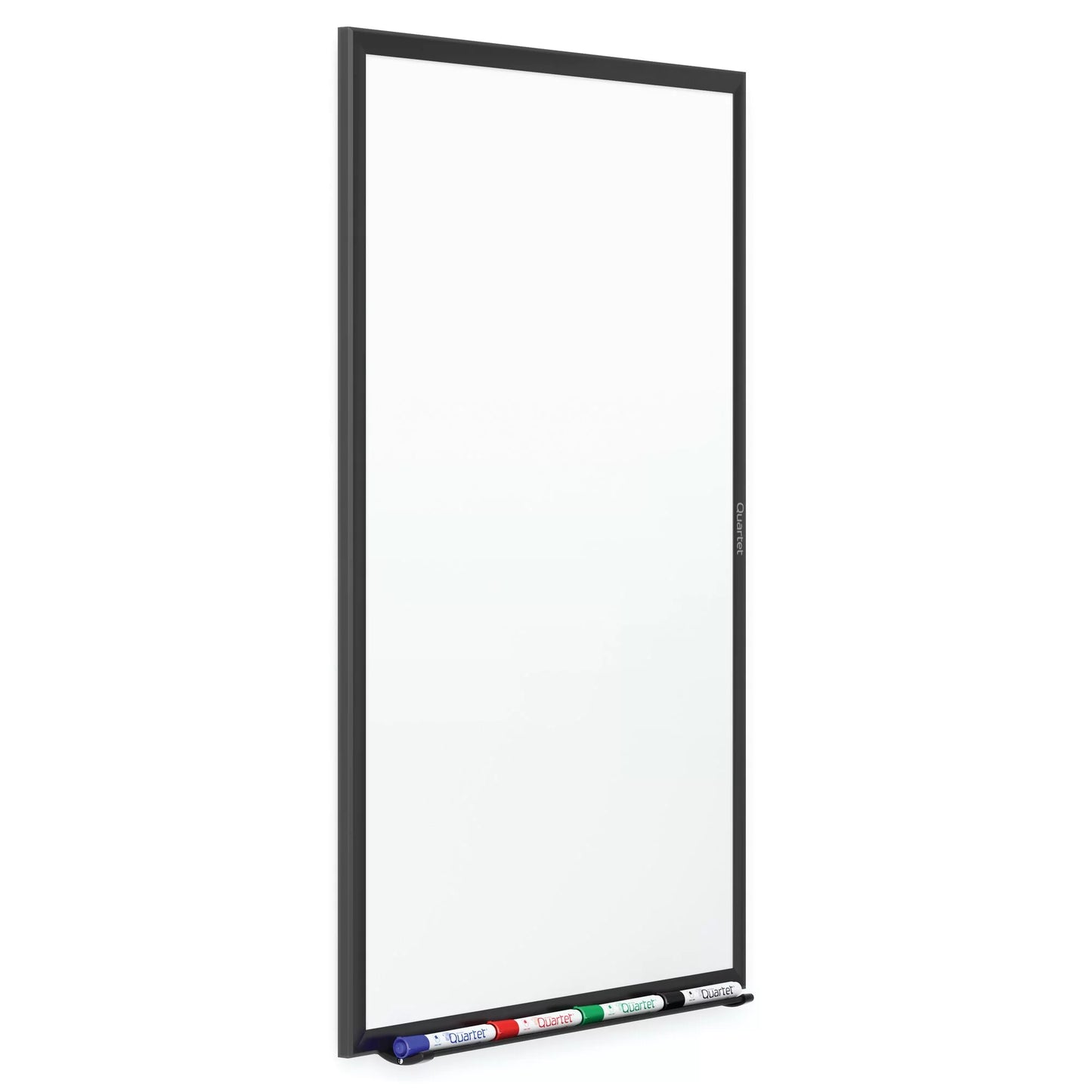 Quartet Classic Nano-Clean Magnetic Dry-Erase Board 96 x 48 8 x 4 Black Aluminum