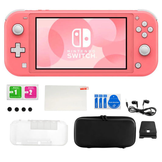 Nintendo Sizewitch Lite in Coral with Accessory Kit