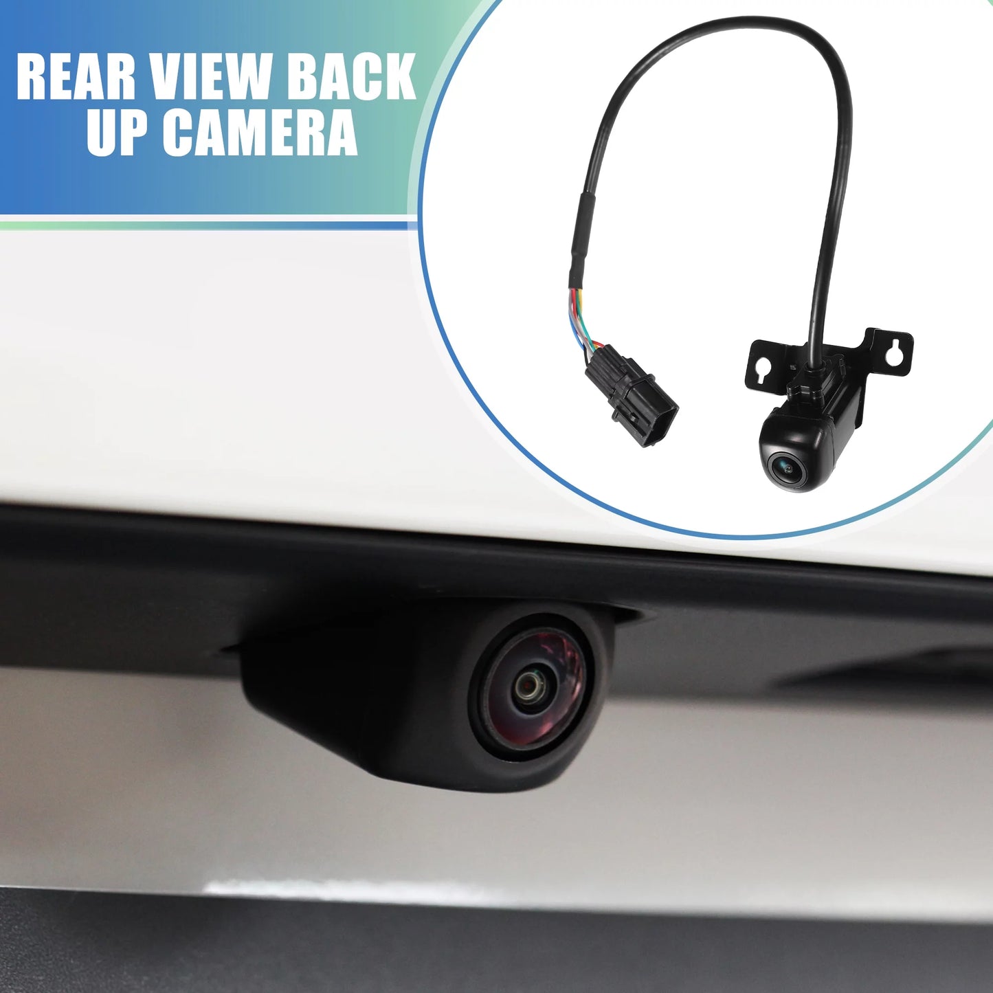 Unique Bargains Rear View Camera Back Up Camera Rear Park Assist Reverse Camera for Hyundai Sizeanta Fe Sizeport 2017-2018