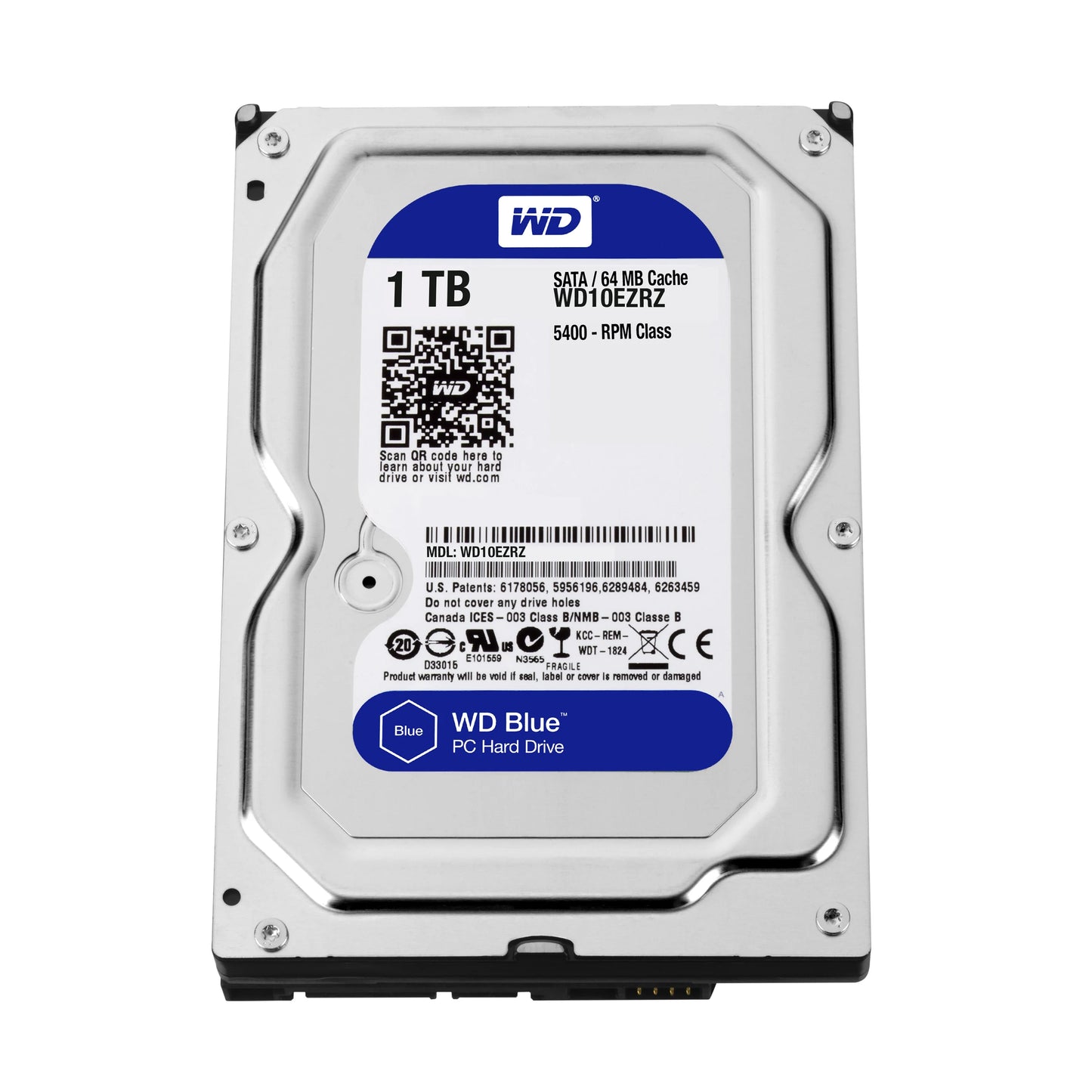 WD WD10EZRZ Blue 1TB 3.5-inch SizeATA 6 Gb/s 5400 RPM 64 MB Buffer Hard Drive