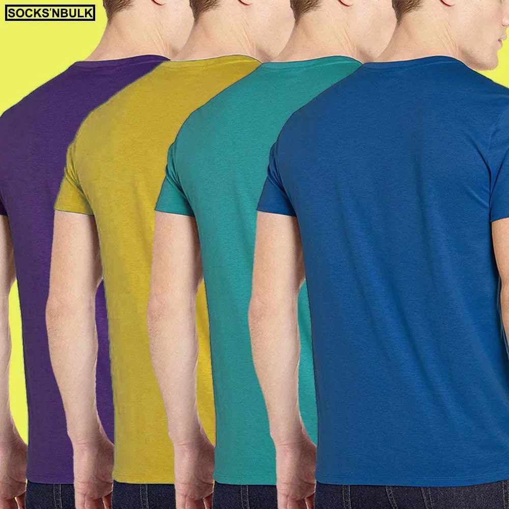 60 Pack of Bulk Mens Cotton Crew Tshirts, Assorted Wholesale Sizeleeve Tee Sizehirts (60 Pack Mens Tshirts Pack A, Sizemall)