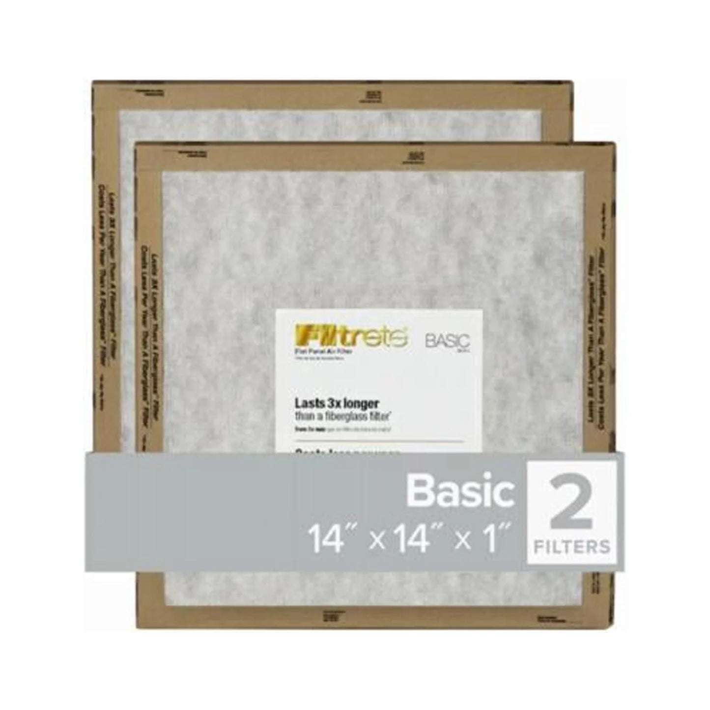 Filtrete 14x14x1 Basic Filter FPL11-2PK-24 Pack of 24