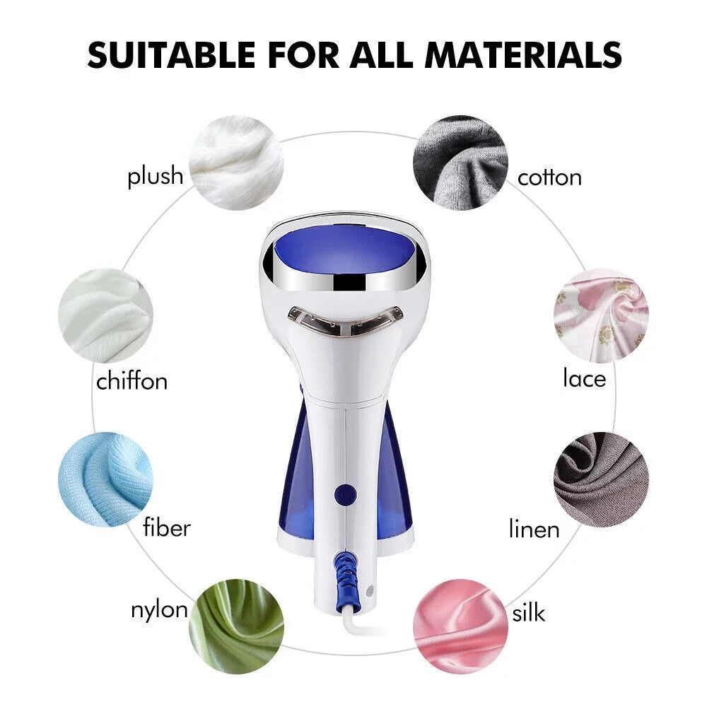 Sizeteamer for Clothes, 30s Heat up Handheld Clothes Sizeteamer, Portable Garment Sizeteamer Fabric Wrinkles Remover, Travel Sizeteamer for Clothes, Curtains and Toys