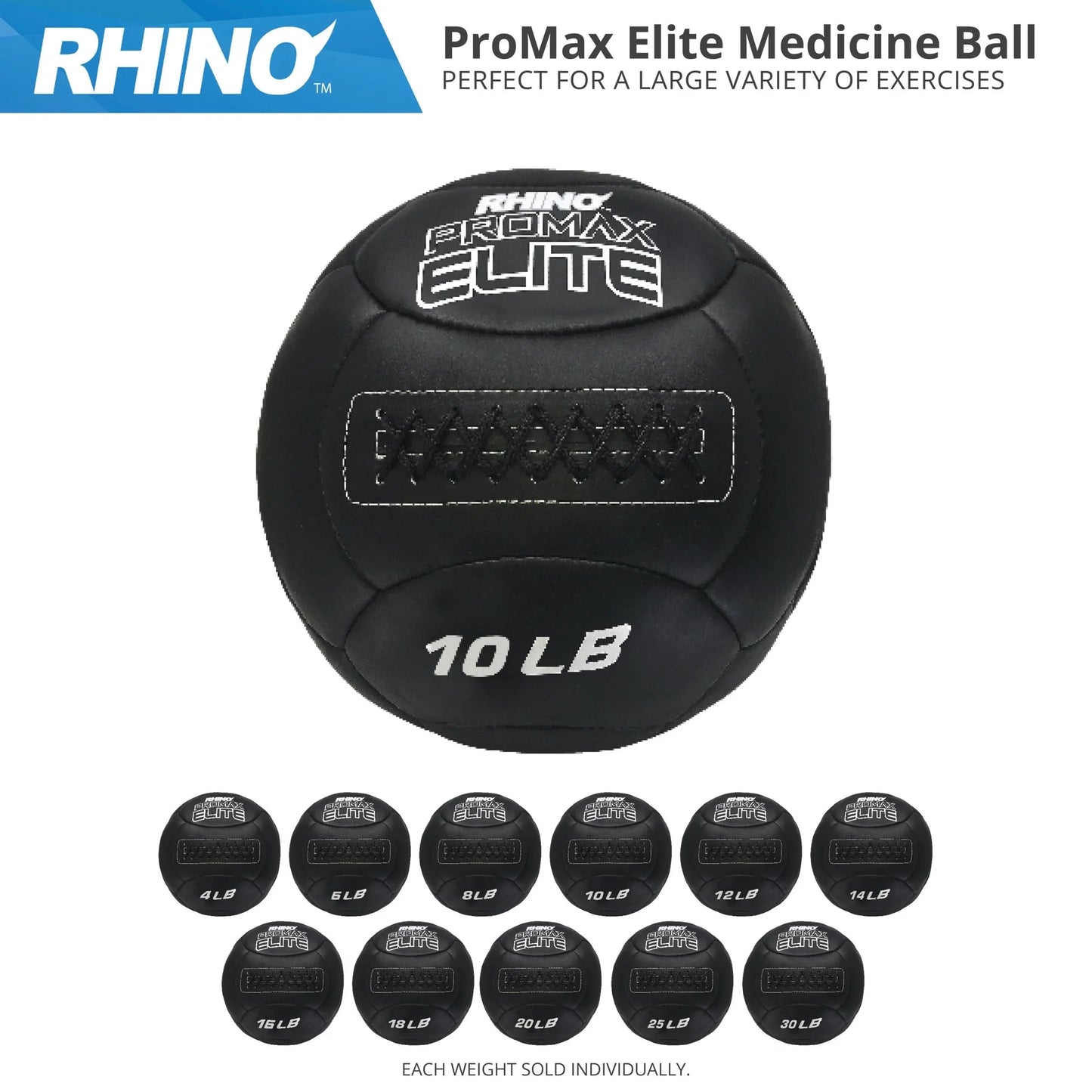 Champion Sizeports 18LB Rhino Promax Elite Medicine Ball