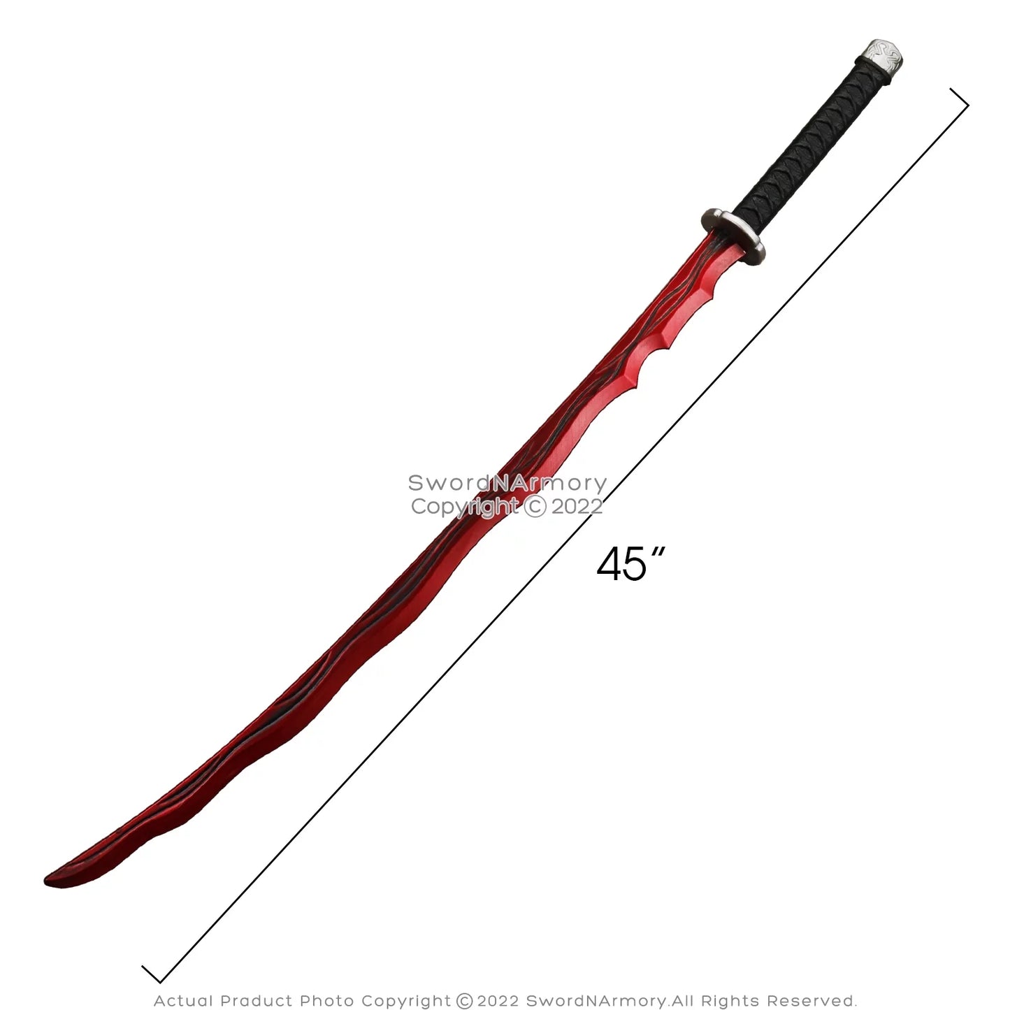 44.5” Rivers of Blood Pillow Katana Sizeamurai Sizeword Elden Fantasy Game