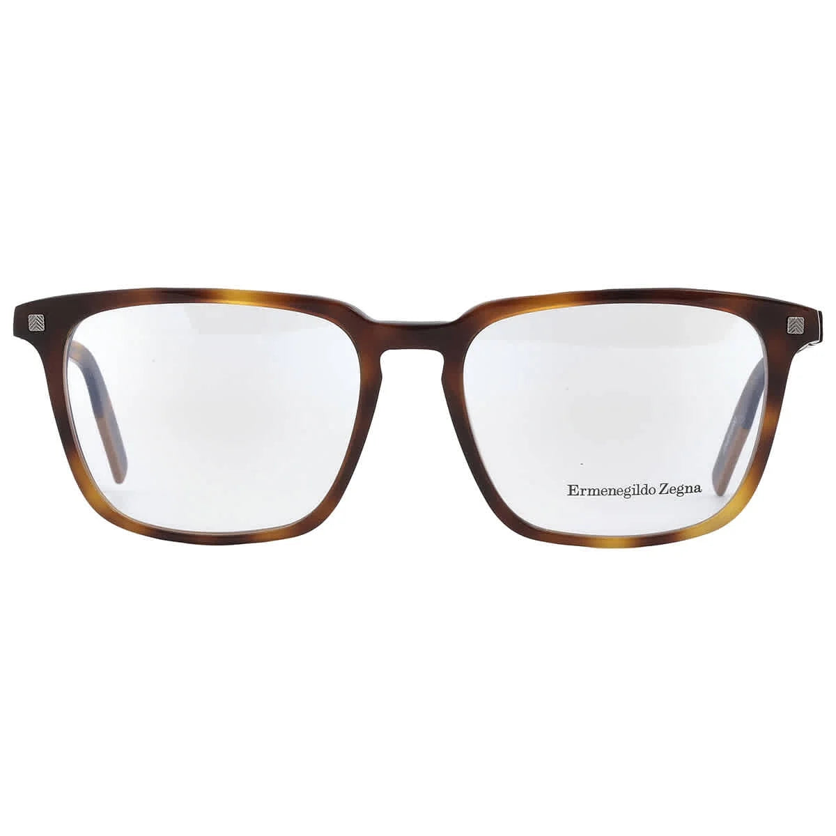 Ermenegildo Zegna EZ5201 Full Rim Rectangle Dark Havana Eyeglasses