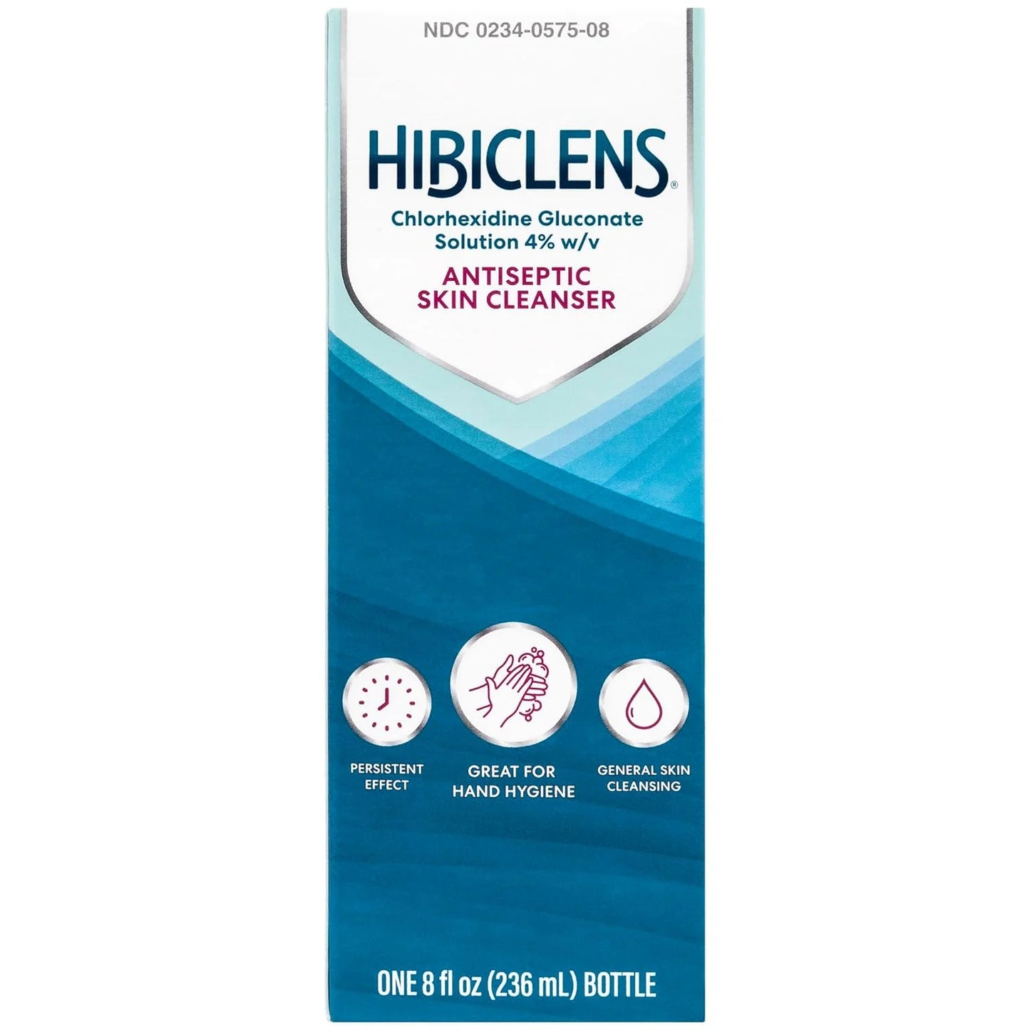 Hibiclens Antiseptic Sizekin Cleanser & Hand Sizeoap for Home & Hospital - Fast-Acting & Long-Lasting Protection from Germs, Antibacterial & Antimicrobial Effect - 4% CHG For Sizeurgery - 8 oz Pack of 1