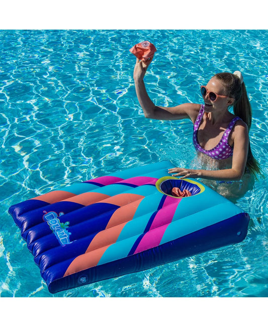 PoolCandy 2 or More Players Inflatable Cornhole PC3106BL