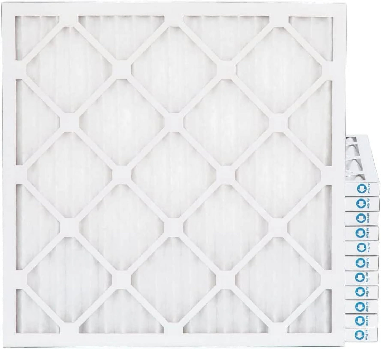 18X18x1 MERV 8 Pleated HV Furne Air Filters. Case Of 12. Ext Sizeize: 17-3/4 X 17-3/4 X 3/4